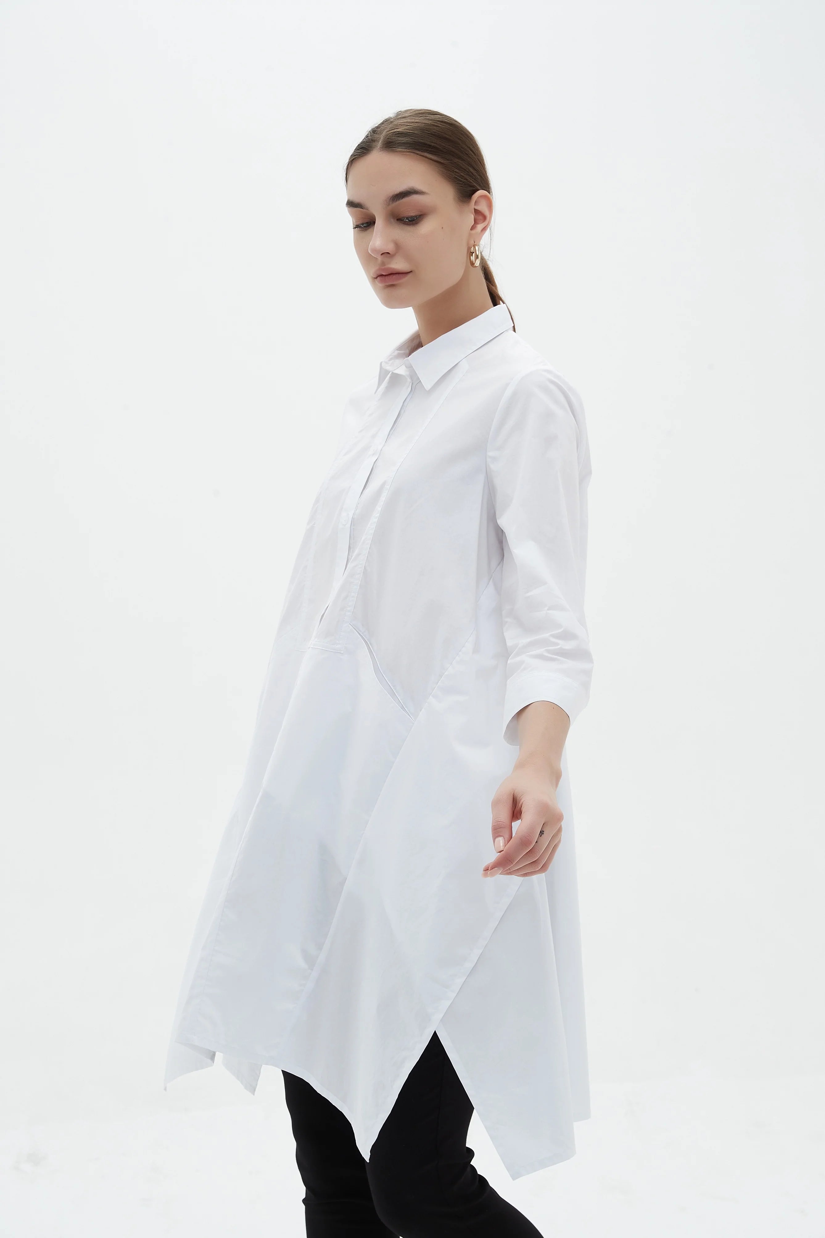 Tirelli Handkerchief Hem Shirt - White Tirelli