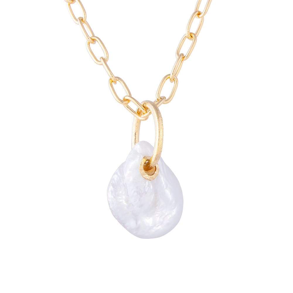 Fairley Valencia Pearl Necklace - Gold Fairley