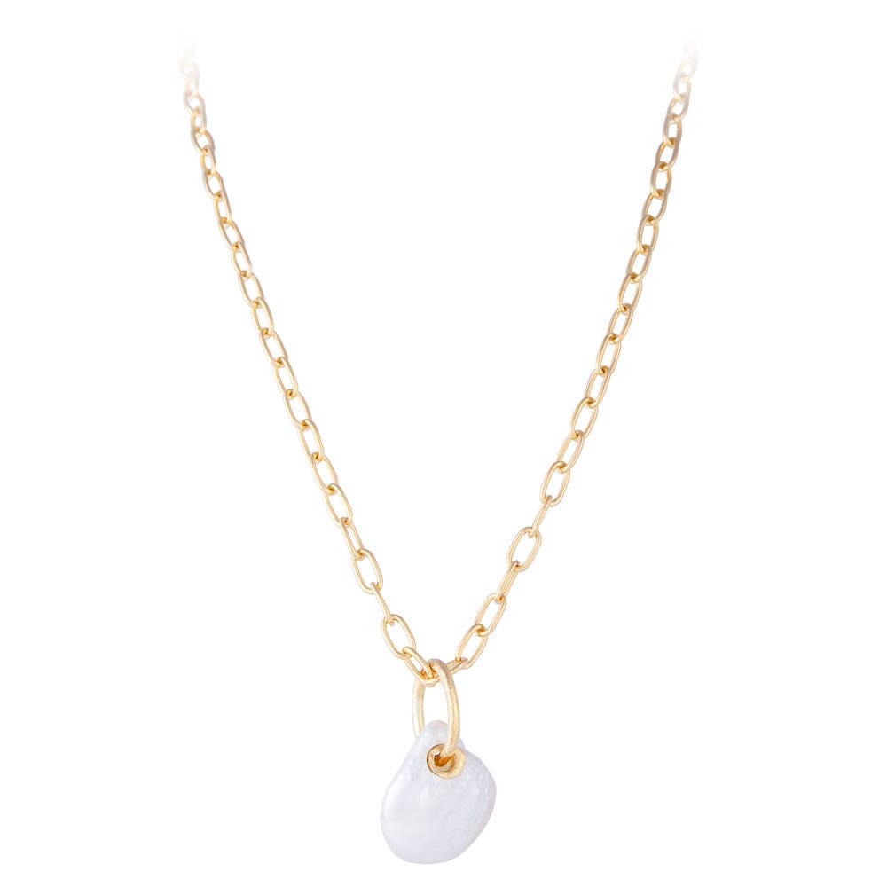 Fairley Valencia Pearl Necklace - Gold Fairley