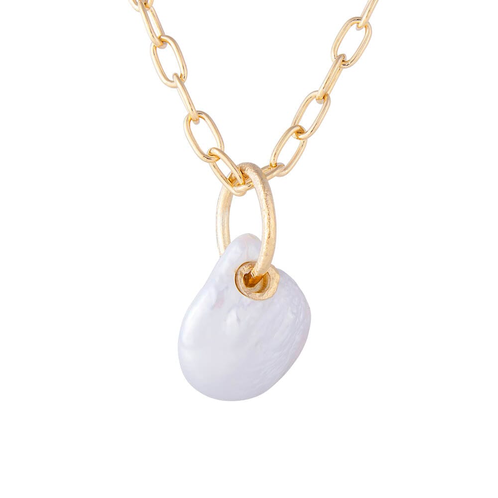 Fairley Valencia Pearl Necklace - Gold Fairley