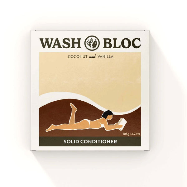 Wash Bloc Solid Conditioner Bloc - Coconut & Vanilla Wash Bloc