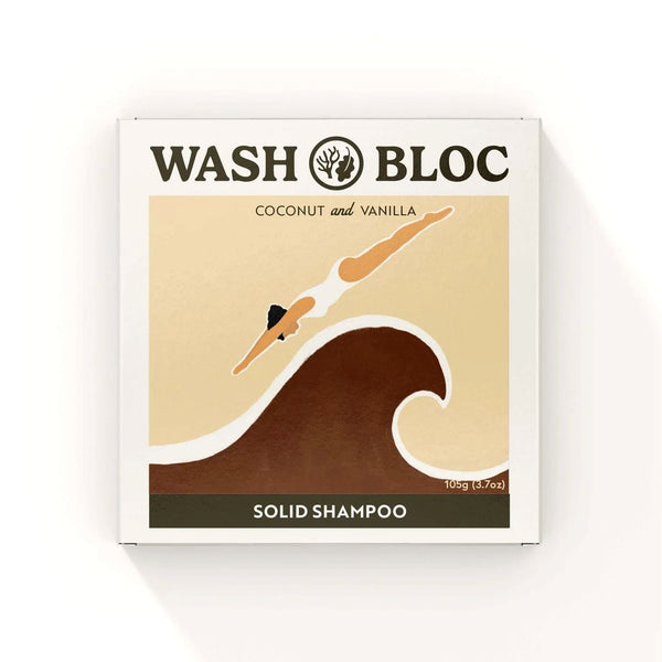 Wash Bloc Solid Shampoo Bloc - Coconut & Vanilla Wash Bloc