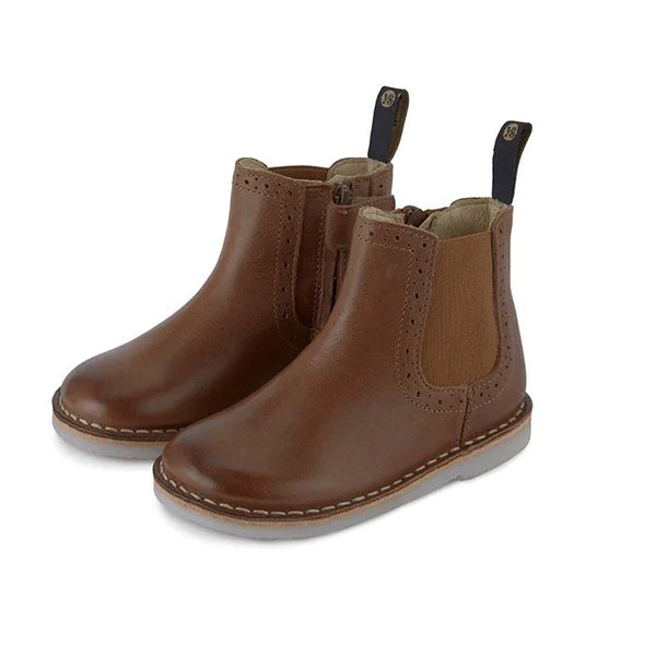 Young Soles Marlow Leather Junior Chelsea Boot - Tan Young Soles